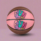 Mini Ballon De Basket Sports roses "Fun" cool tendance