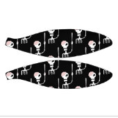 Mini Ballon De Basket Squelette d'Halloween avec épée (Panneaux)