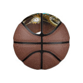 Mini Ballon De Basket Steampunk Rusty Background (Droite)