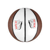Mini Ballon De Basket Super Maman (Vertical)