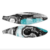 Mini Ballon De Basket Surface Current – Abstract Flow & Structure Carbon (Panneaux)