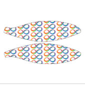 Mini Ballon De Basket Symbole d'infinité arc-en-ciel stratifié (Panneaux)