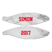 Mini Ballon De Basket Texture de marbre rouge personnalisable (Panneaux)