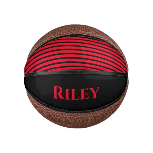 Mini Ballon De Basket Un cadeau personnalisé ! Basket amusant (Devant)