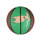 Mini Ballon De Basket Vache de jersey et fleur de dessin animé mignons e (Vertical)