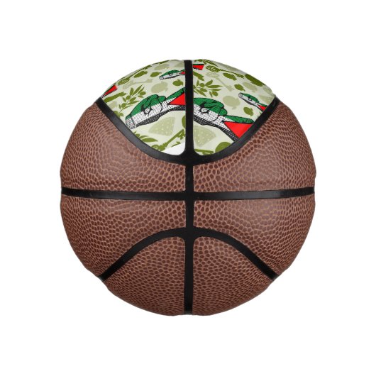 Mini Ballon De Basket Victory Sign Hand Resistance Red Triangle Symbol (Droite)