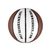 Mini Ballon De Basket YourWebSite.com (Vertical)