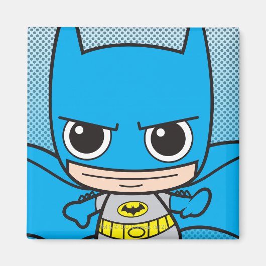 Mini Batman onderweg Magneet (Voorkant)