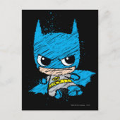 Mini Batman Sketch Briefkaart (Voorkant)