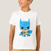 Mini Batman Sketch T-shirt (Voorkant)