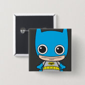 Mini Batman Vierkante Button 5,1 Cm (Voorkant /achterkant)