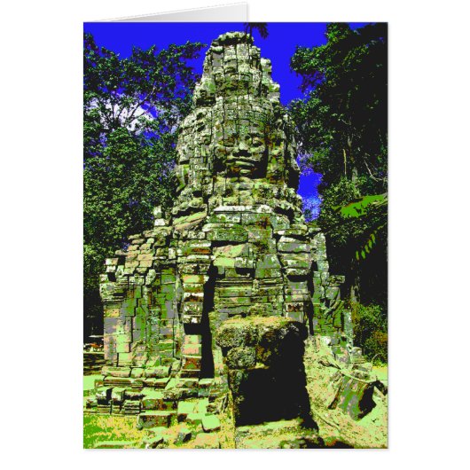 Mini Bayon [Redux] ... Siem Reap, Carte Cambodge (Devant)