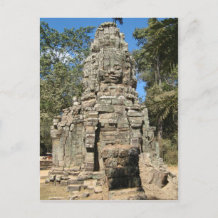 Mini Bayon ... Ta Prohm, Angkor Wat, Cambodja Briefkaart