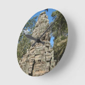 Mini Bayon ... Ta Prohm, Siem Reap, Cambodja Ronde Klok (Hoek)