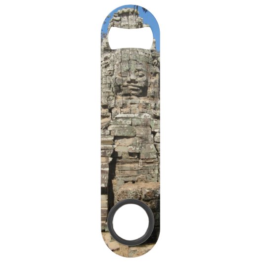 Mini Bayon ... Ta Prohm, Siem Reap, Cambodja Speed Flessenopener (Voorkant)