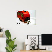 Mini Bike Camper Ladybug-Poster Poster (Thuiskantoor)