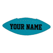 Mini BLAUWGROEN en ZWARTE persoonlijke Football (Paneel)