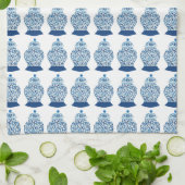 Mini Blue en White Ginger Jars Theedoek (Gevouwen)