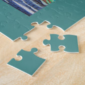 Mini Blue Heron Puzzle Legpuzzel (Zijkant)
