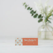 Mini Boho Snowmen Bijoux Carte de visite (Debout devant)