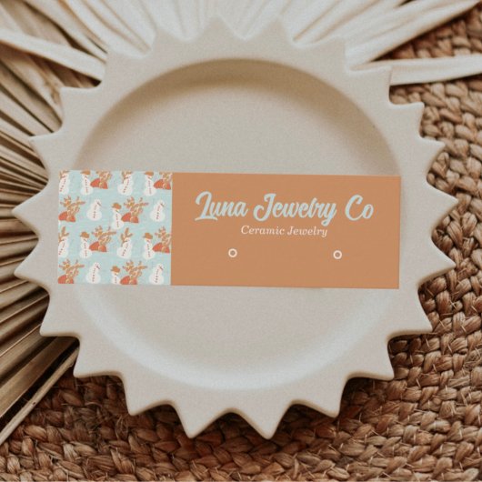 Mini Boho Snowmen Bijoux Carte de visite