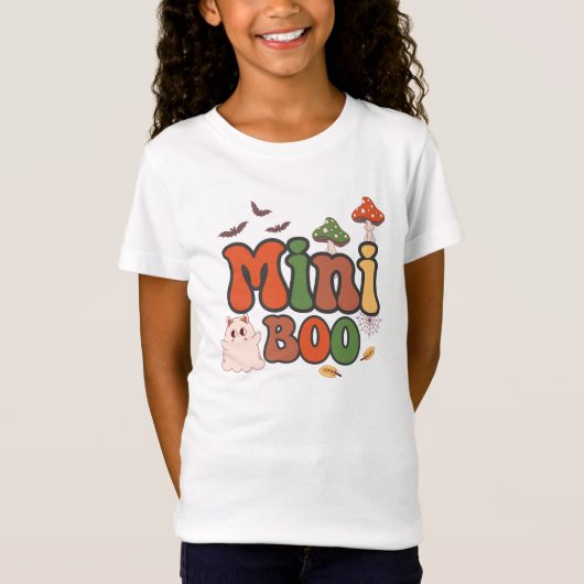 Mini Boo Halloween maman et moi Matching T-shirt (Devant)
