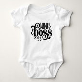Mini Boss, baby Boss Romper (Voorkant)