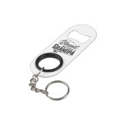 Mini Bottle Opener Keychain for Grandpa Mini Flessenopener (Achterkant Gekanteld)