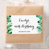 Mini bouteille de champagne étiquette botanique tr (En situation)