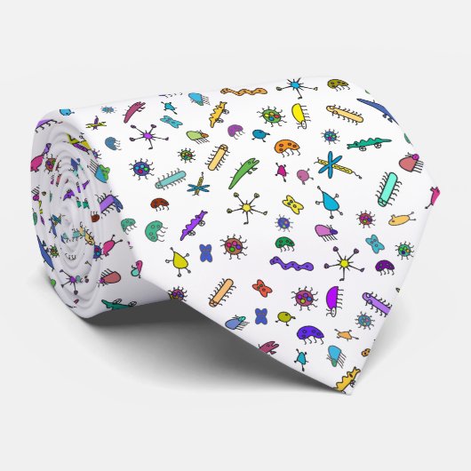 Mini Bugs en Mini Beasts stropdas (Opgerold)