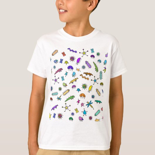 Mini Bugs en Mini Beesten T-shirt (Voorkant)