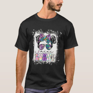 Mini Bunny Messy Bun Kidlife Paasdag Bleken T-shirt