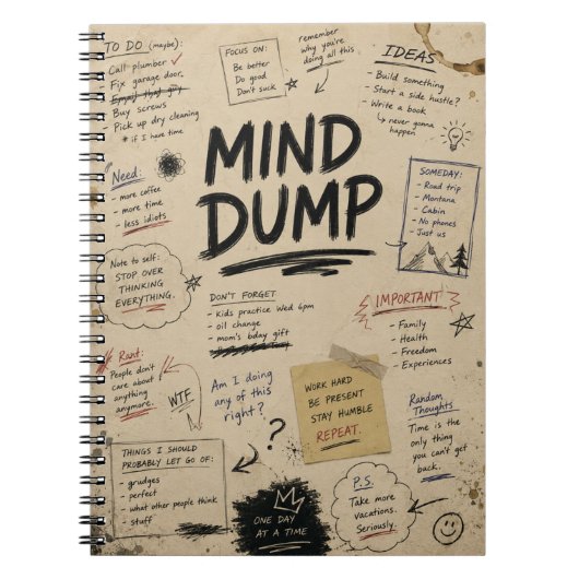 Mini cahier de vidage mental (Devant)