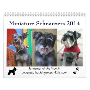 Mini calendrier du Schnauzer 2016