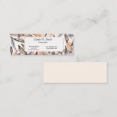 Mini Calling Card Contactkaartje (Voorkant / Achterkant)