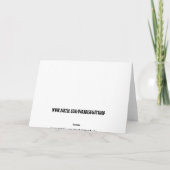 MINI CAMPER TRAILER BONNES cartes d'anniversaire (Dos)