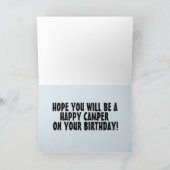 MINI CAMPER TRAILER BONNES cartes d'anniversaire (Intérieur)