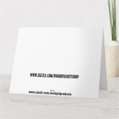 MINI CAMPER TRAILER HAPPY BIRTHDAY-kaarten Kaart (Achterkant)