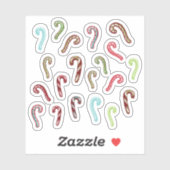 Mini Candy Cane Bundle Sticker (Vel)