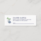 Mini carte boîtier de papier moulé à café Blueberr (Devant)