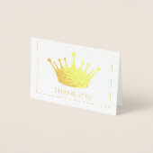 Mini carte Couronne Gold Foil (Devant)