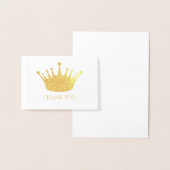 Mini carte Couronne Gold Foil (Affichage)