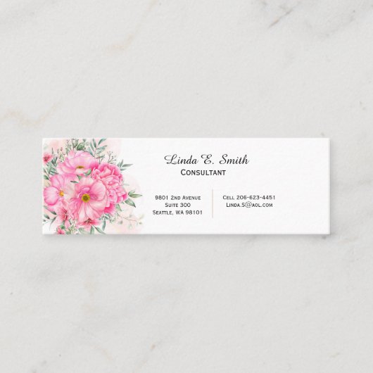 Mini carte d'appel (Devant)