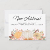 Mini carte de Faire-part de déplacement de nouvell (Devant)