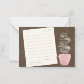 Mini carte de note pour notes de café (Devant)