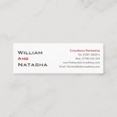 Mini carte de profil - Partenariat de conseil (Devant)