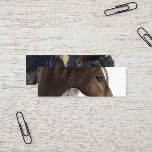 Mini Carte de visite (Devant/Arrière en situation)