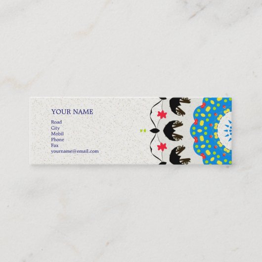 Mini Carte de visite (Devant)