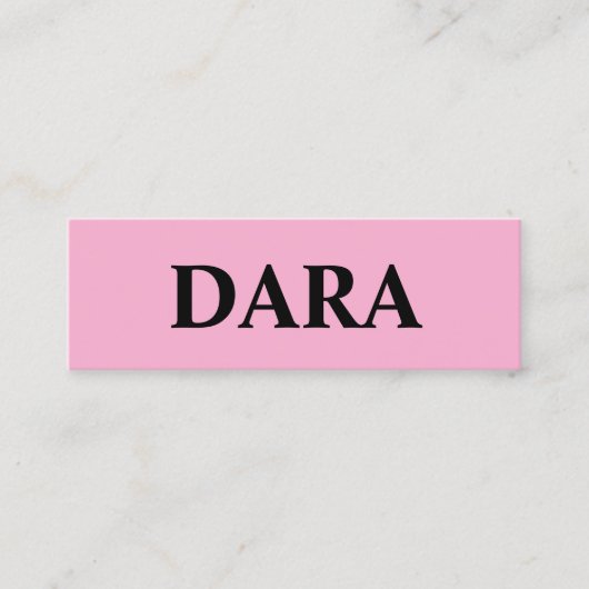 Mini Carte de visite (Devant)