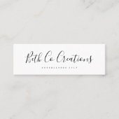 Mini carte de visite (Devant)